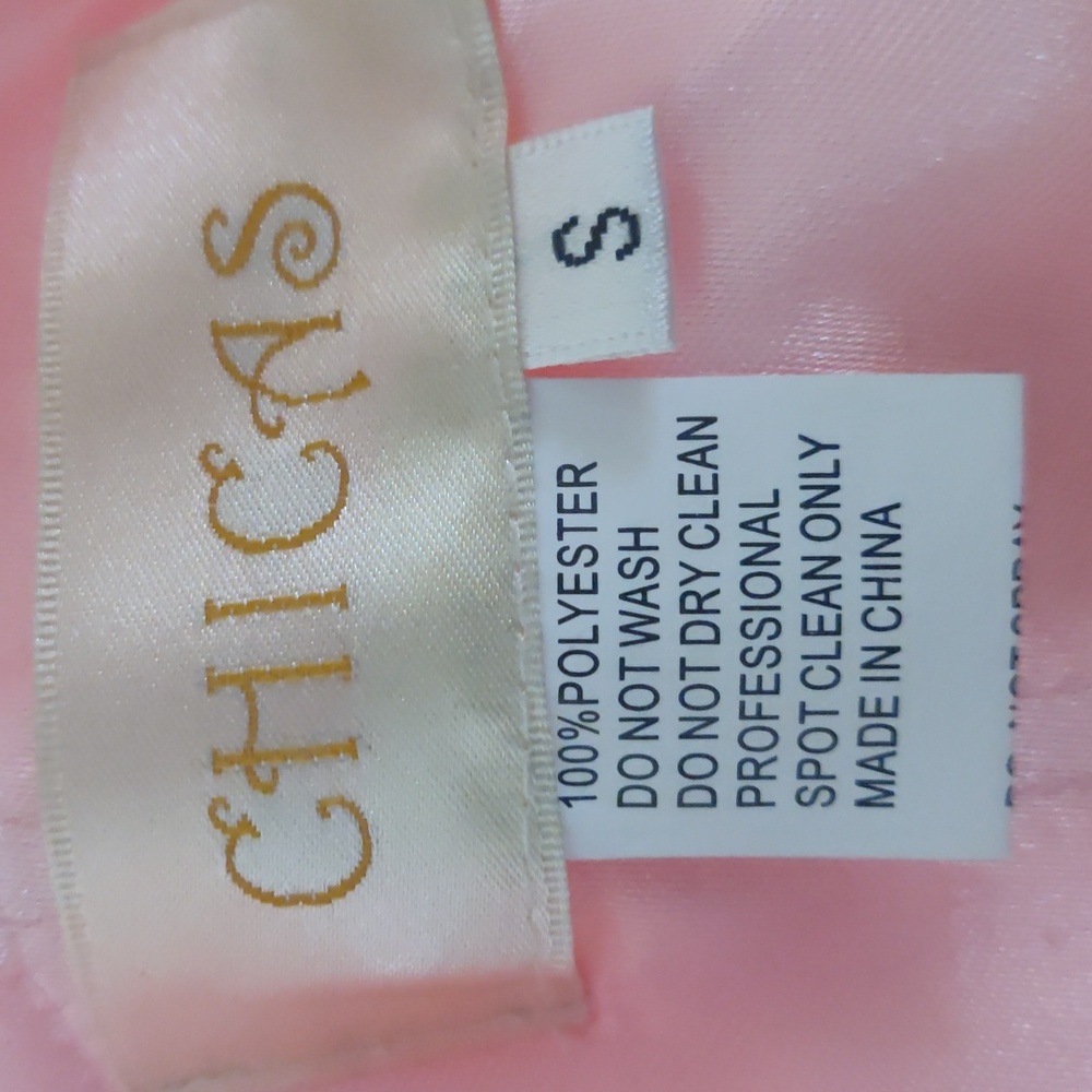 Chica's Chiffon Strapless Full Length Dress. Size S - Picture 13 of 13